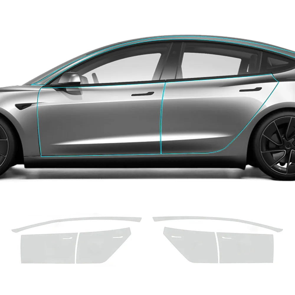 TPU Pre-Cut Invisible Full Car Paint Protection Film (PPF) for Tesla Model 3 Highland Performance 2024+