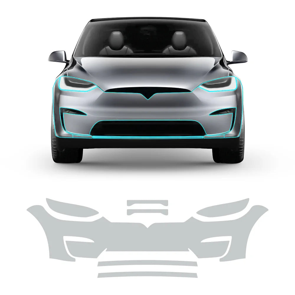 TPU Pre-Cut Invisible Full Car Paint Protection Film (PPF) for Tesla Model X (2022-2024)