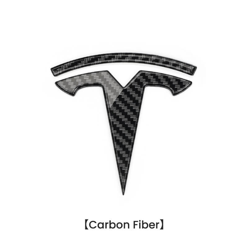EVAAM® NFC Smart Emblem Front & Rear Badge Decal Wrap Logo Covers for Tesla Model 3/Y - EVAAM