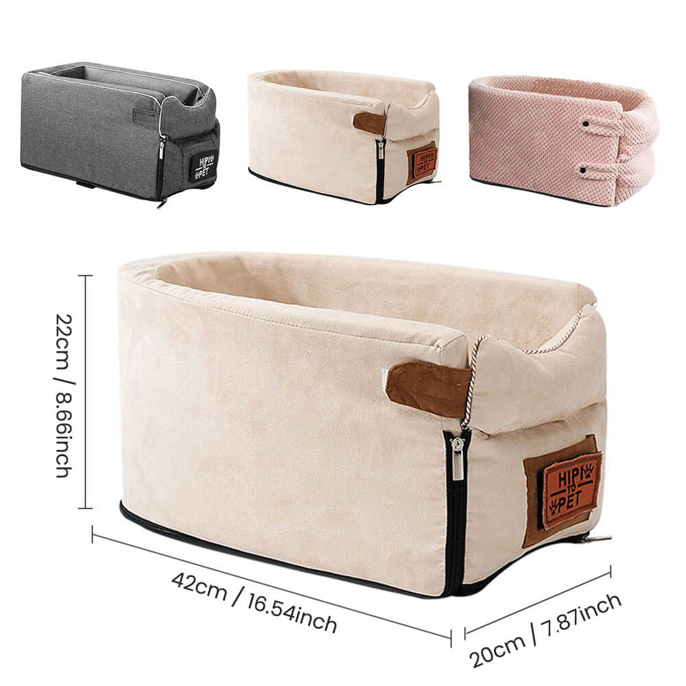 Portable Car Safety Pet Bed Armrest Pet Mat