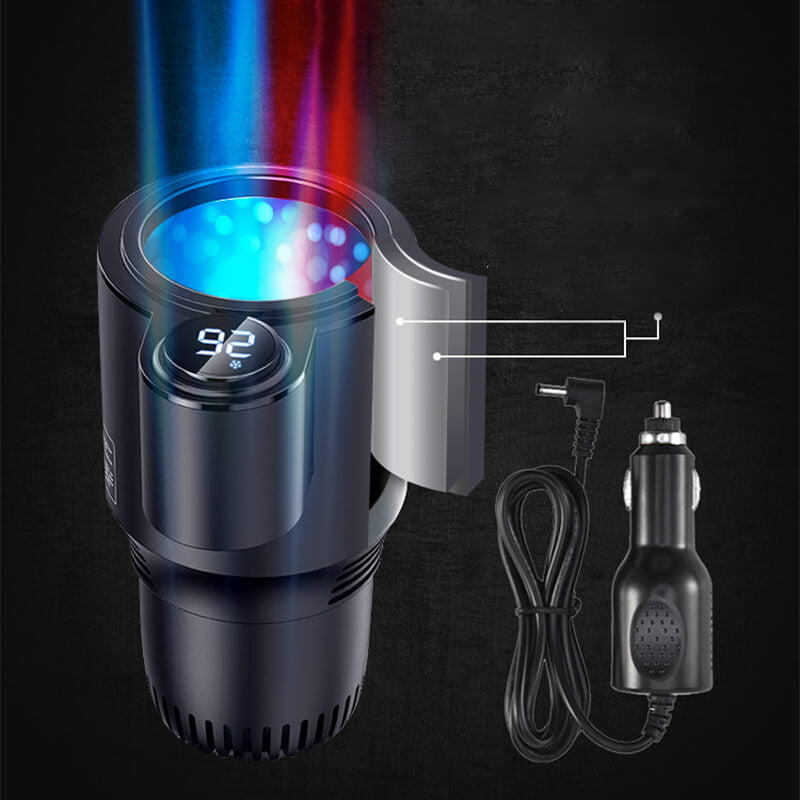 EVAAM® Premium 2-in-1 Car Cup Warmer & Cooler Smart Car Cup Holder for Tesla - EVAAM
