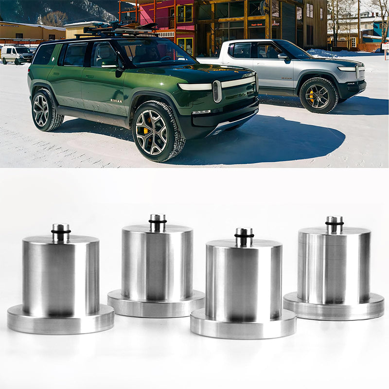 EVAAM® Aluminum Jack Pucks For Rivian R1T/R1S - EVAAM