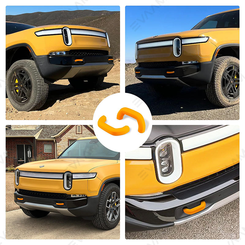 EVAAM® 2 Pack Silicone Tow Hook Covers For Rivian R1T/R1S - EVAAM