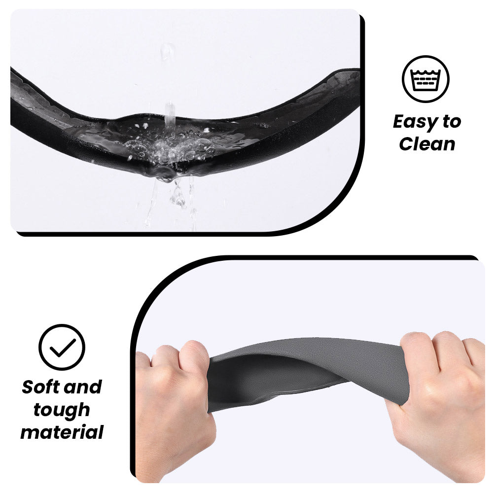 EVAAM® Anti-Slip Suede Steering Wheel Cover for Tesla Model Y/3 Juniper 2025+ - EVAAM