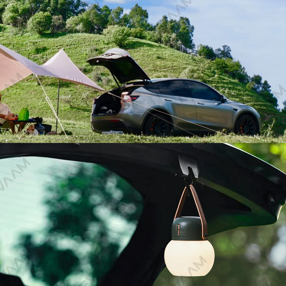 EVAAM® Bluetooth Speaker LED Camping Light for Tesla Model 3/Y/S/X - EVAAM
