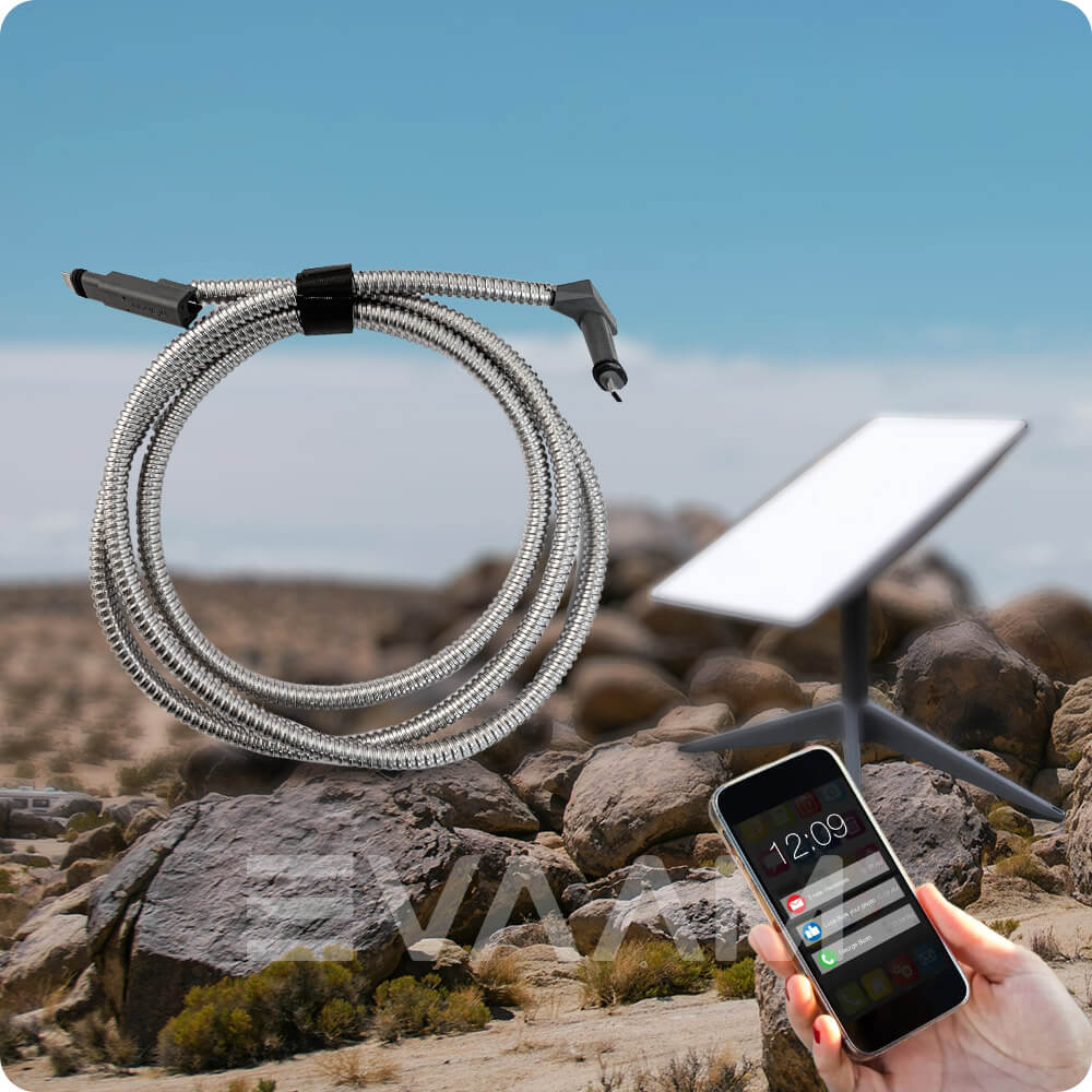 Upgrade! STARGEAR® Starlink SPX Metal Protection Cable - 23m (75ft)-EVAAM® - EVAAM