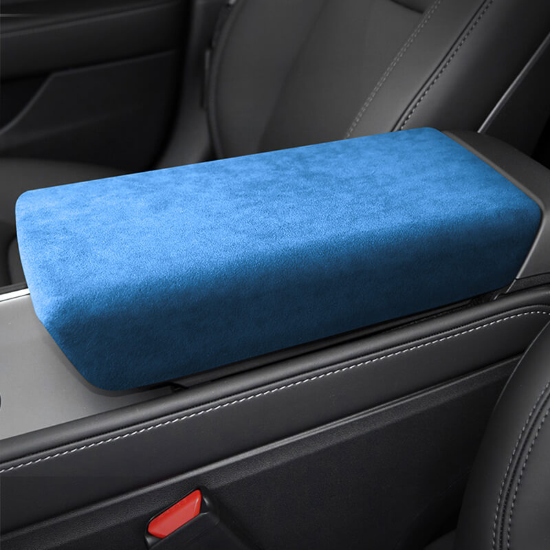 Alcantara Armrest Cover for Tesla Model 3/Y (2017-2023)-EVAAM® - EVAAM