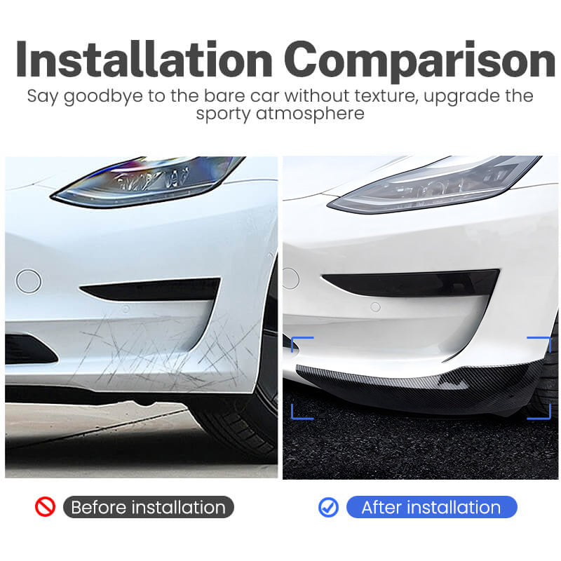 EVAAM® Front Bumper Cover for Model 3 Accessories
