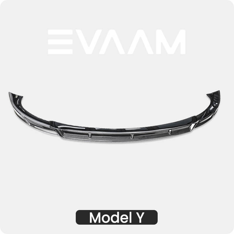 EVAAM® Front Bumper Splitter Lip Protection For Tesla Model Y (2020-2023) - EVAAM