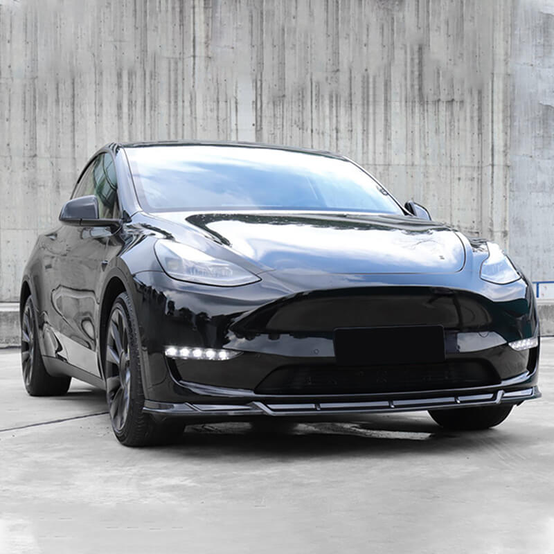 EVAAM® Front Bumper Splitter Lip Protection For Tesla Model Y (2020-2023) - EVAAM