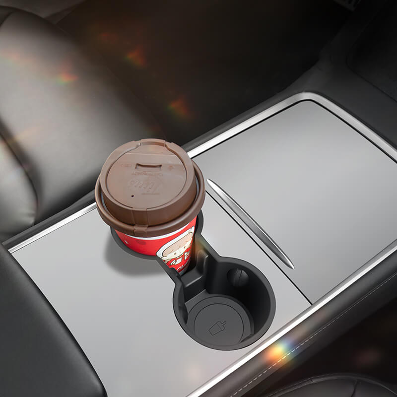 EVAAM® Tesla Cup Holder Insert for Model 3/Y (2021-2023) Accessories - EVAAM