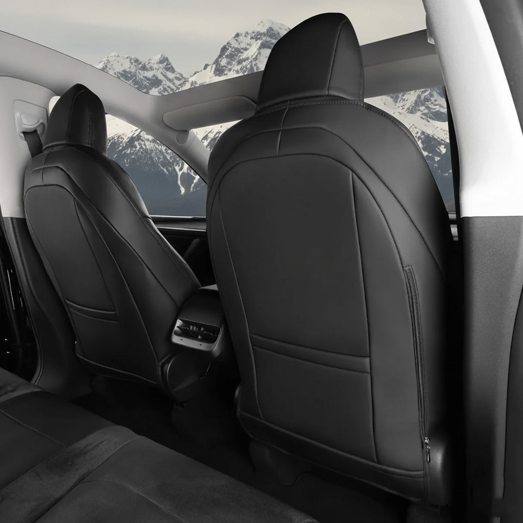 All-Inclusive Suede Leather Full Seat Covers for Tesla Model S/X