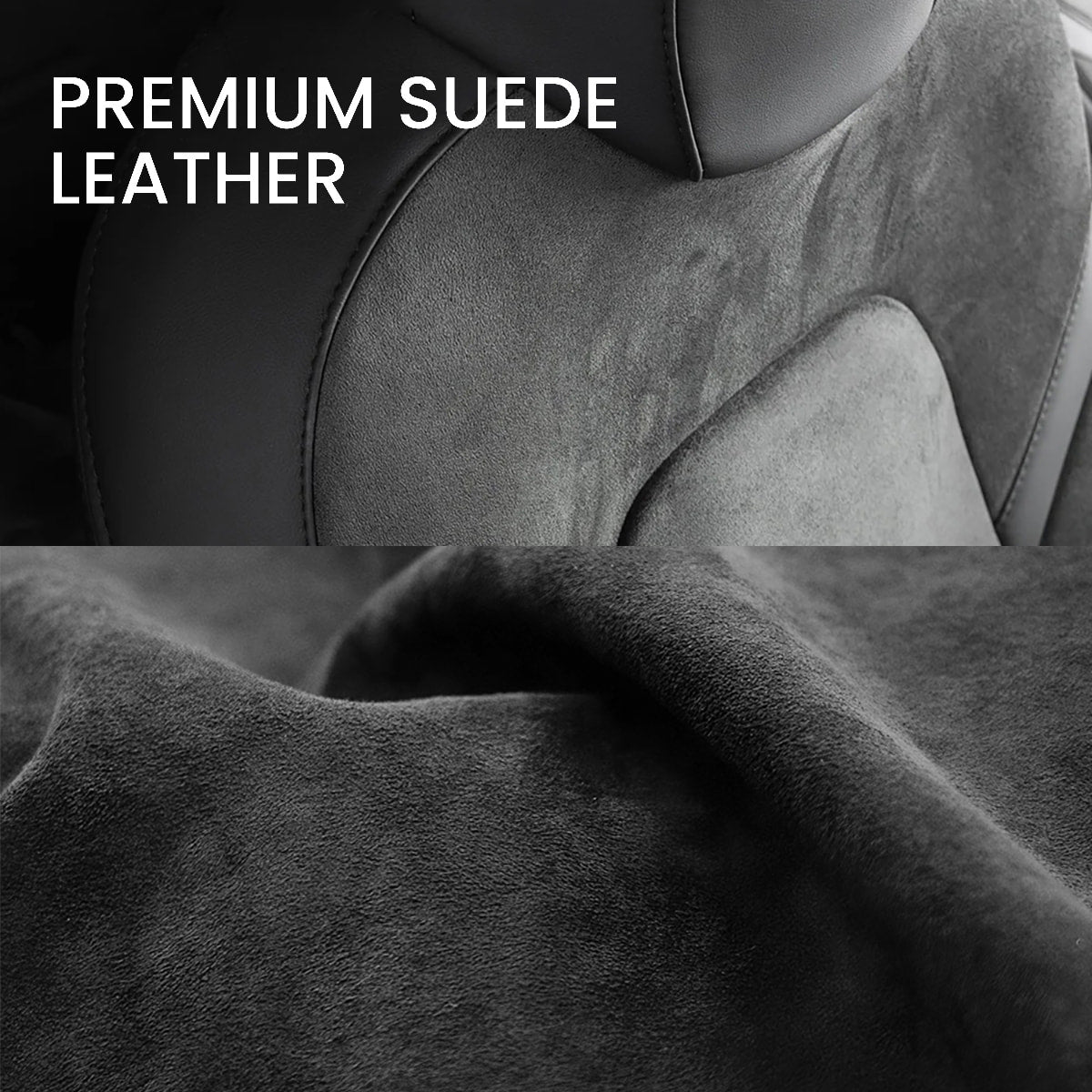 EVAAM® Maßgeschneiderte Luxus-Wildleder-Sitzbezüge für Tesla Model 3/Y/S/X