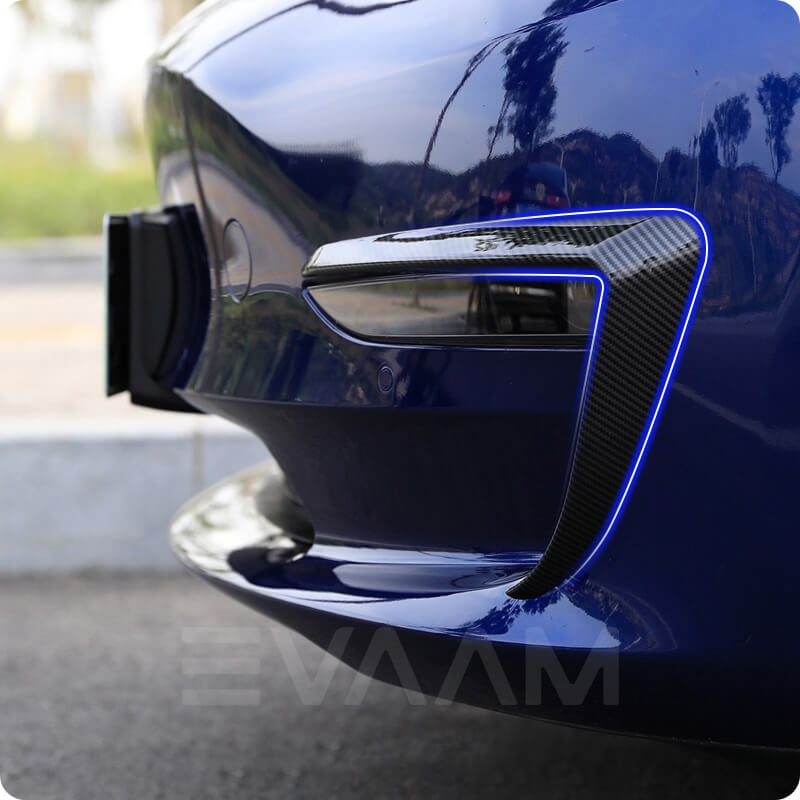 EVAAM® Foglight Canards Cover Trim for Model 3 (2017-2023) - EVAAM