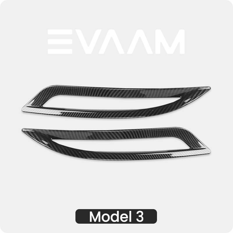 EVAAM® Rear Fog Light Taillights Cover Trim for Model 3 (2017-2023) - EVAAM