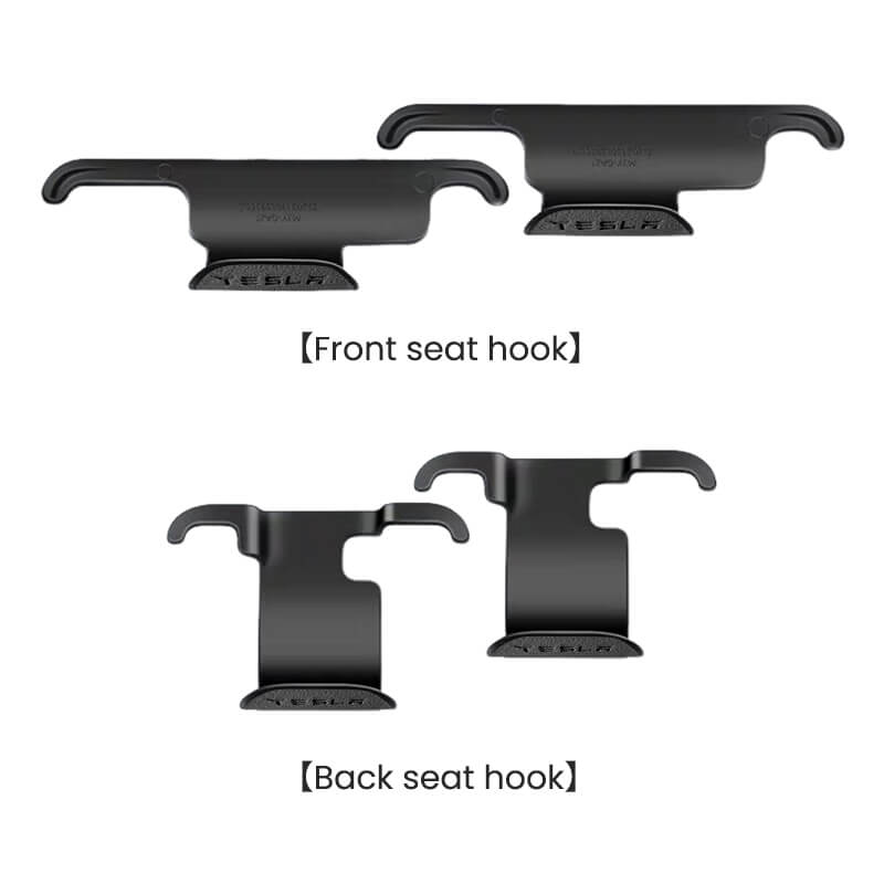 Alcantara Headrest Hanger Hooks for Tesla Model 3/Y (2017-2023)-EVAAM® - EVAAM