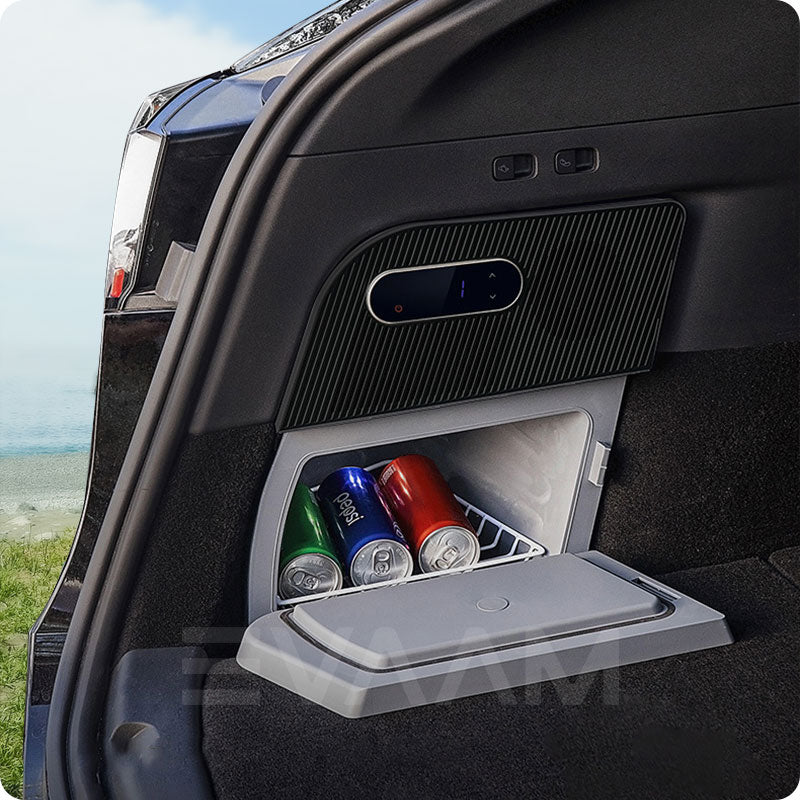 EVAAM® Trunk Fridge Hidden Cooler - 15L Compressor Cooled Storage for Tesla Model Y - EVAAM