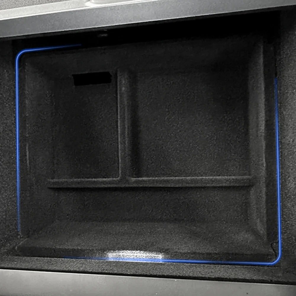 Evvam® Premium Flocked Center Console Trays for Tesla Model 3 Highland & New Model Y (Juniper) | Sophisticated Interior Organization - EVAAM