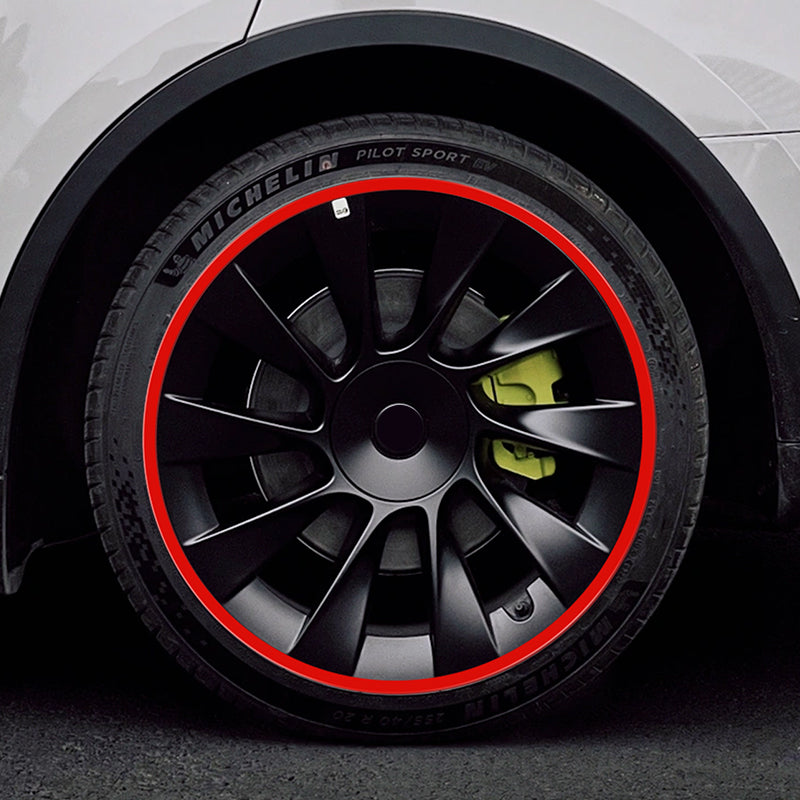 EVAAM® Aluminum Alloy Wheel Rim Protector For Tesla All Models (4 PCS) (2012-2023) - EVAAM