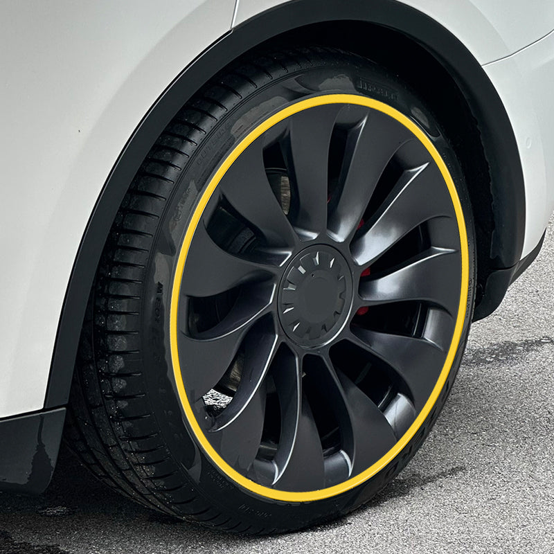 EVAAM® Aluminum Alloy Wheel Rim Protector For Tesla All Models (4 PCS) (2012-2023) - EVAAM