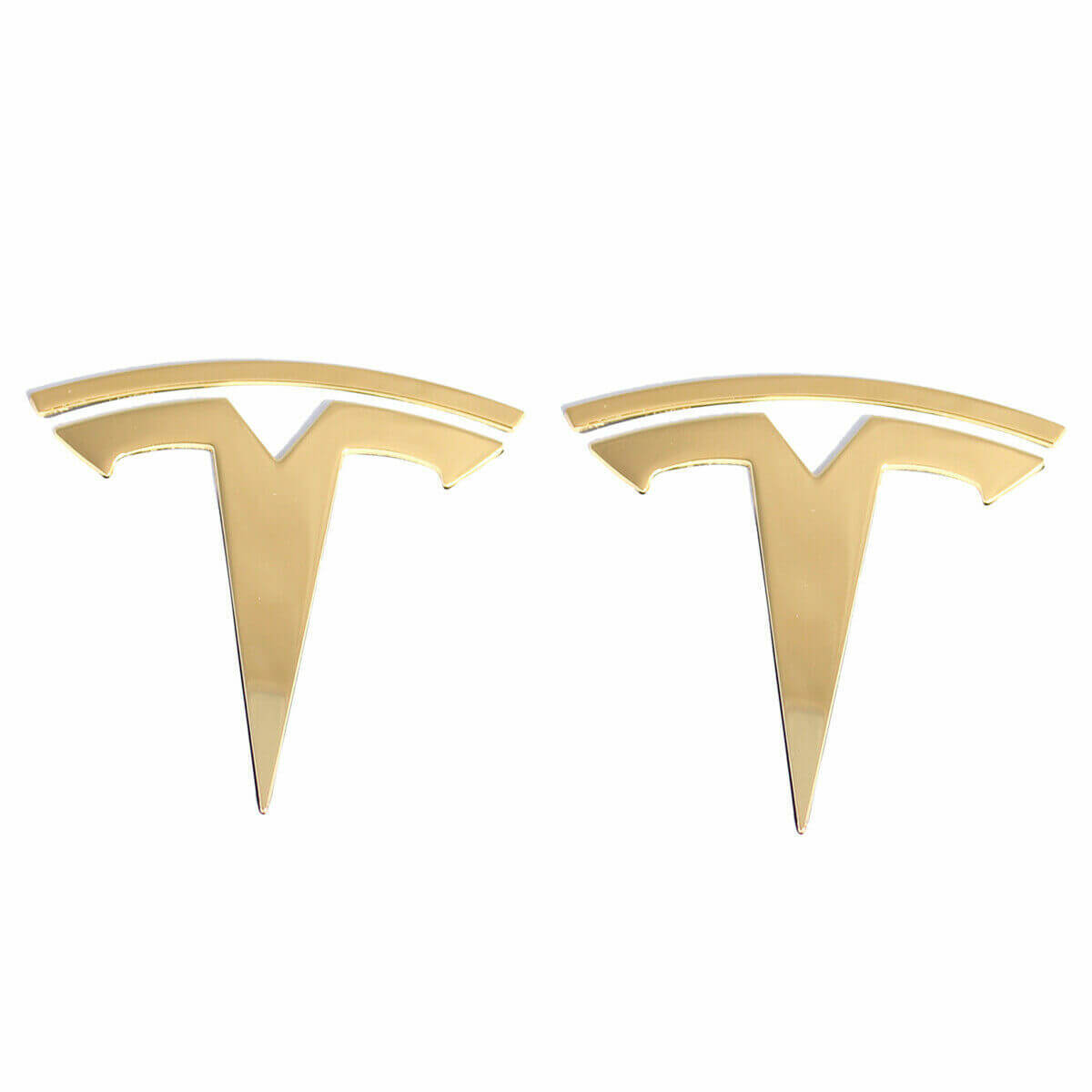 EVAAM® "T" Emblem Front & Rear Badge Replacement Full Set For Tesla Model 3/Y (1 Pair) - EVAAM