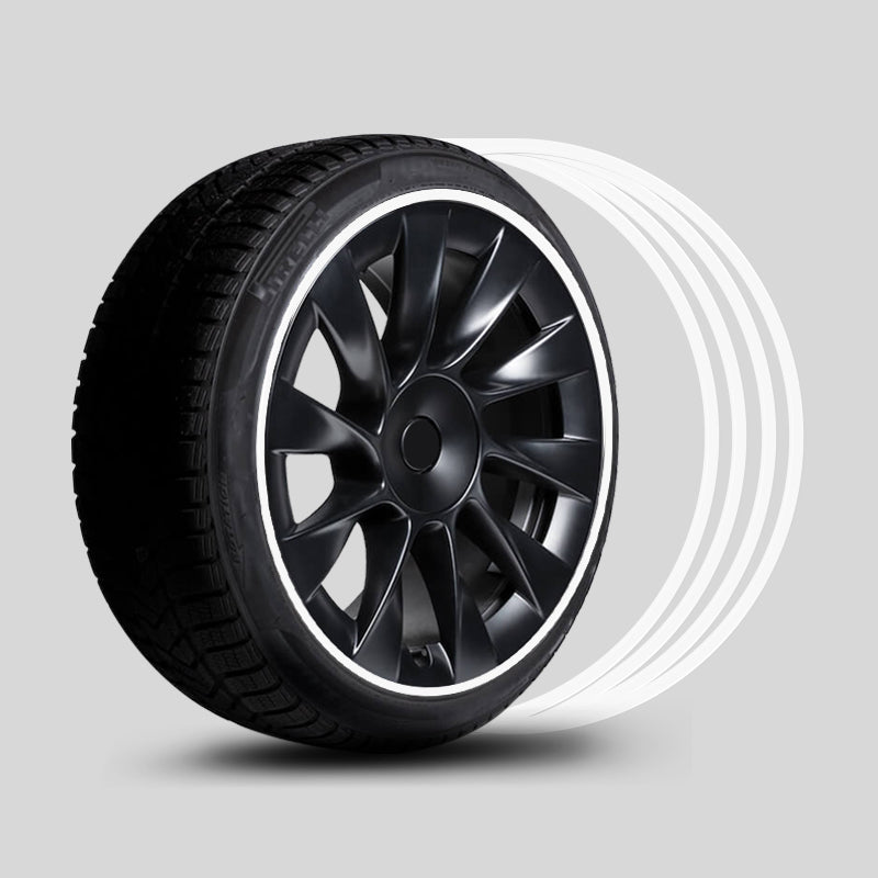 EVAAM® Aluminum Alloy Wheel Rim Protector For Tesla All Models (4 PCS) (2012-2023) - EVAAM
