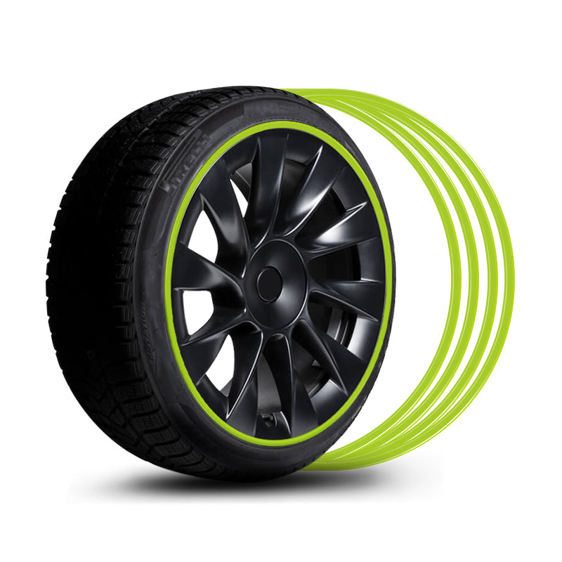 EVAAM® Aluminum Alloy Wheel Rim Protector For Tesla All Models (4 PCS) (2012-2023) - EVAAM