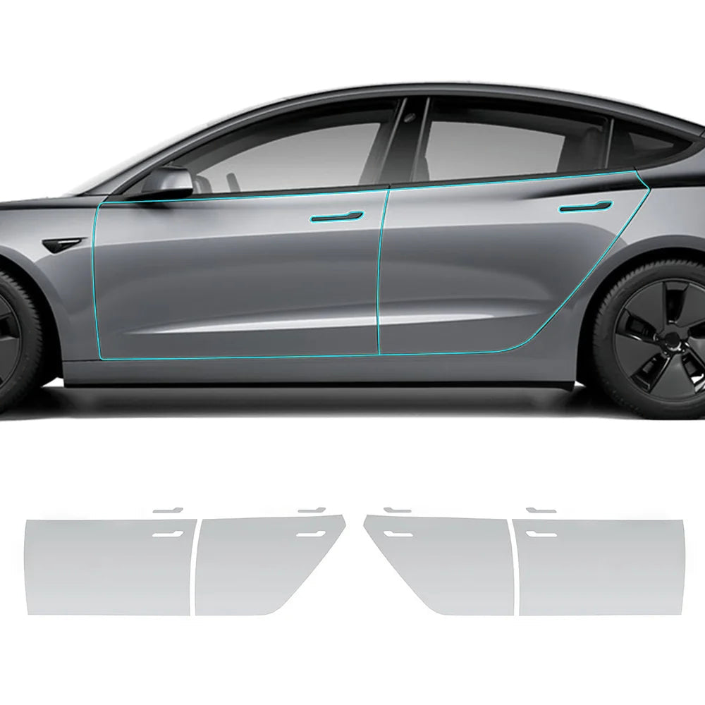 TPU Pre-Cut Invisible Full Car Paint Protection Film (PPF) for Tesla Model 3 (2020-2023)