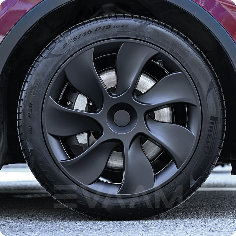 EVAAM® Wheel Covers Hubcap for Tesla Model Y 2019-2023 (4pcs)-Style D/E - EVAAM