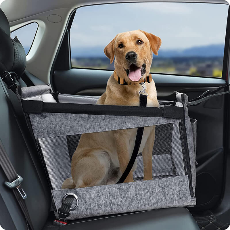 EVAAM® Dog Car Seat Portable Travel Bags for Small and Medium dogs - EVAAM