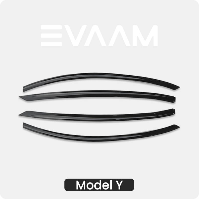 EVAAM® Side Window Deflector for Model Y Accessories - EVAAM