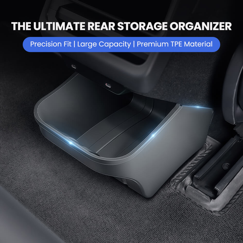 Rear Center Console Organizer for Tesla Model 3 Highland 2024+ - EVAAM