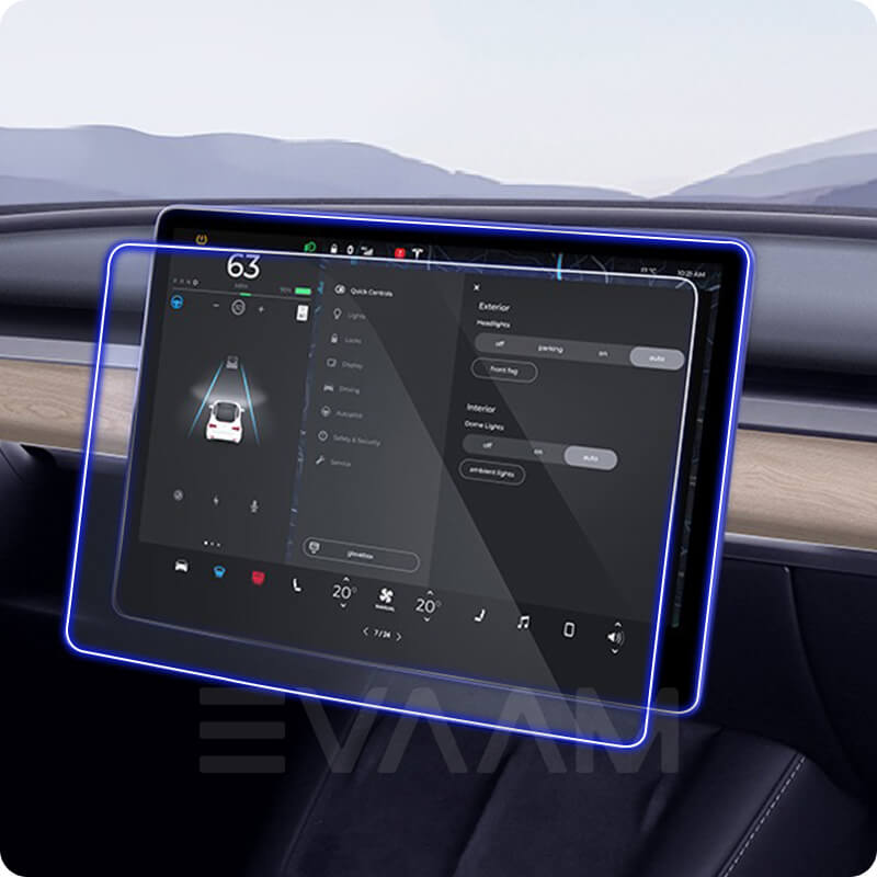 EVAAM® Touch Screen Protector for Tesla Model 3/Y Accessories (2017-2023) - EVAAM