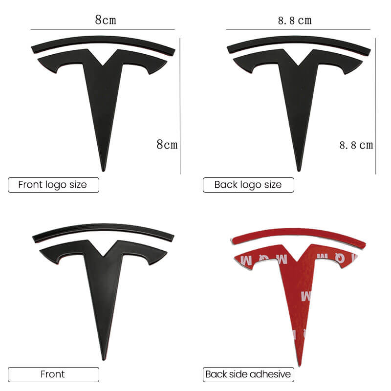 EVAAM Logo Covers Set For Model 3/Y Accessories - EVAAM