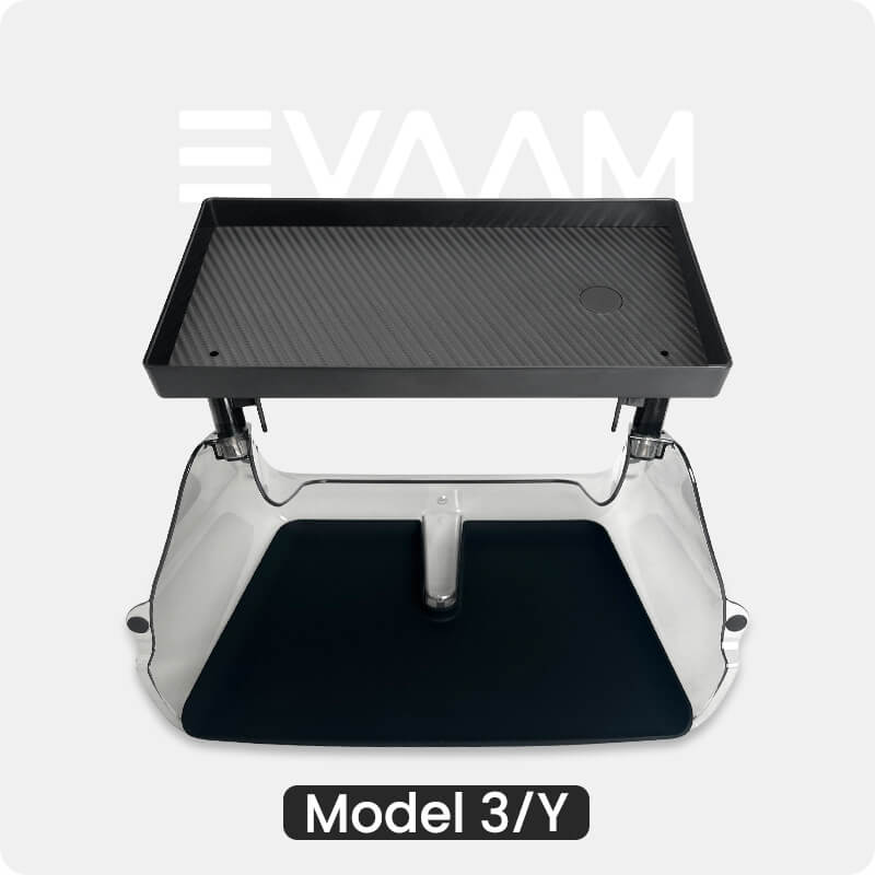 EVAAM® Mittelkonsolen-Organizer-Ablage für Tesla Model 3/Y (2021–2023)  Zubehör