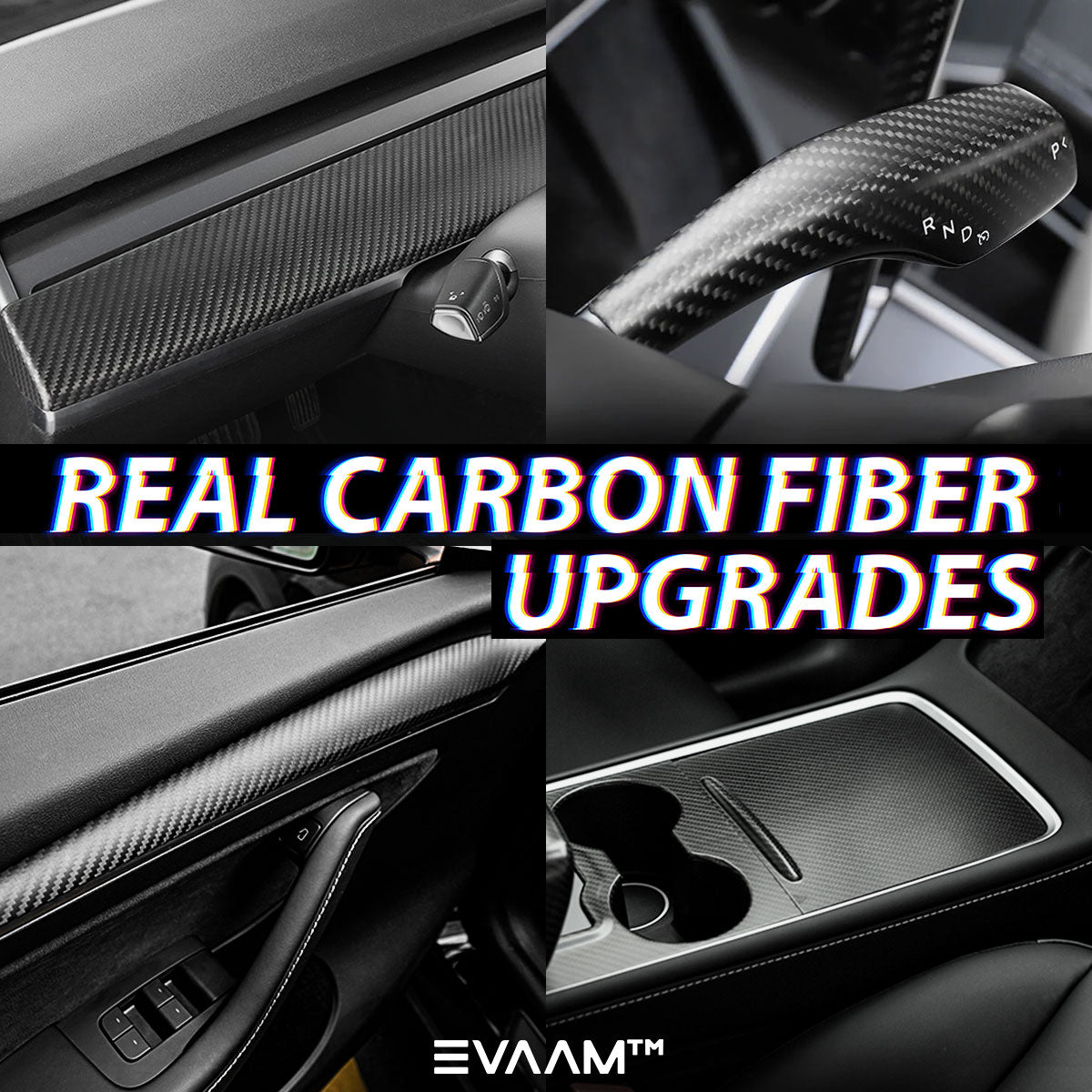 Real Carbon Fiber Accessories EVAAM