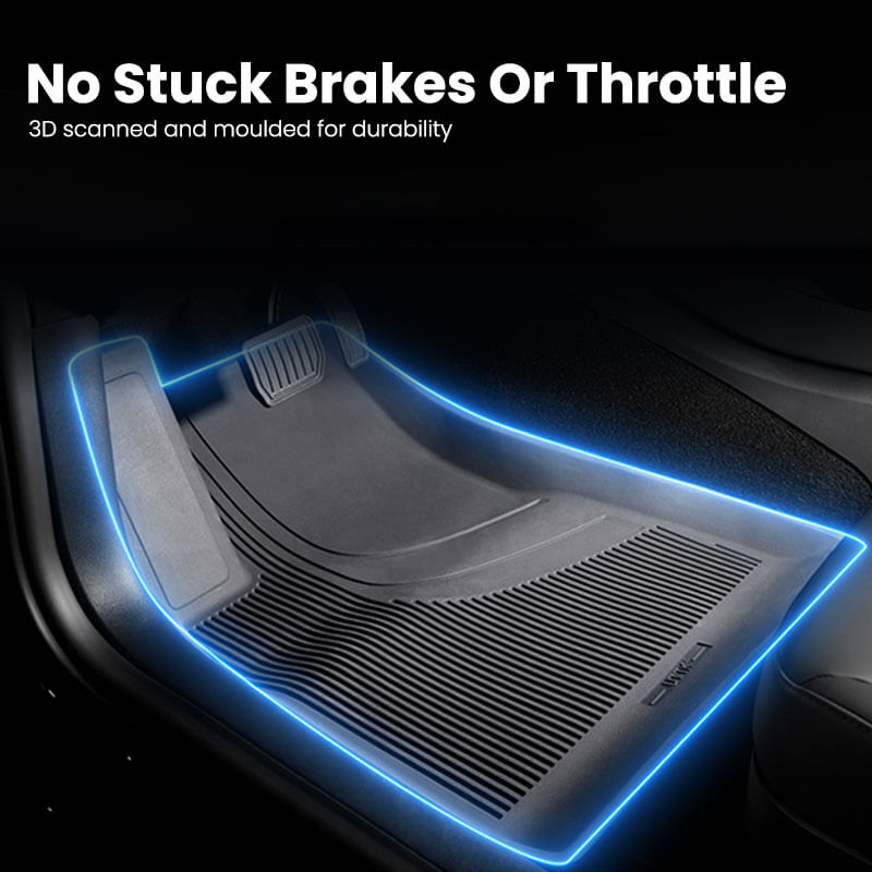 EVAAM TPE Floor Mats for Model 3/Y Accessories - EVAAM