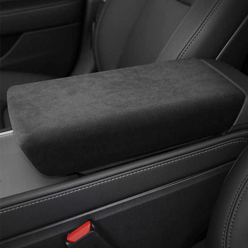 Alcantara Armrest Cover For Tesla Model 3/Y By EVAAM™ - EVAAM