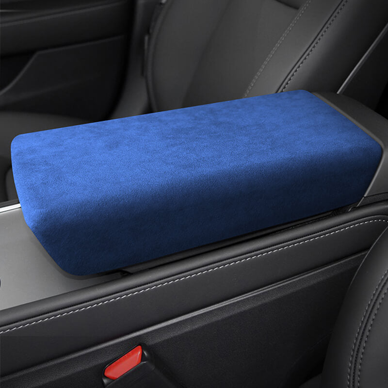 Alcantara Armrest Cover For Tesla Model 3/Y By EVAAM™ - EVAAM