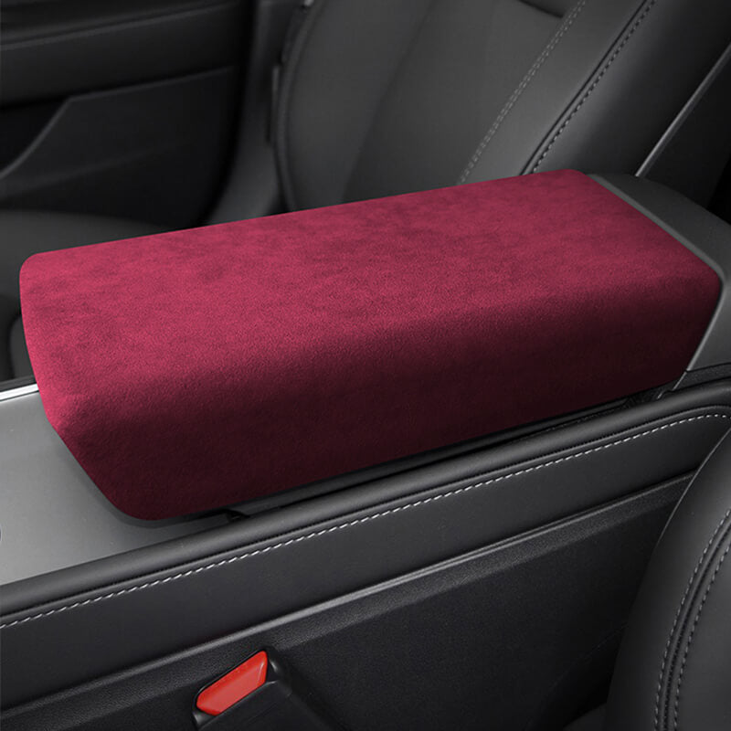Alcantara Armrest Cover For Tesla Model 3/Y By EVAAM™ - EVAAM