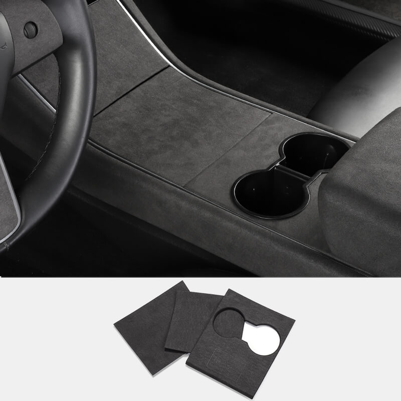 EVAAM™ Alcantara Center Console Cover for Model 3 2016-2020 Accessories - EVAAM