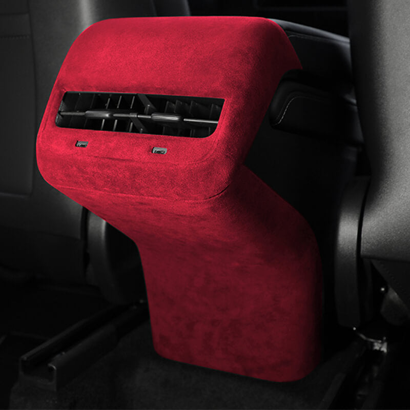 Alcantara Rear AC Vent Cover For Tesla Model 3/Y By EVAAM™ - EVAAM