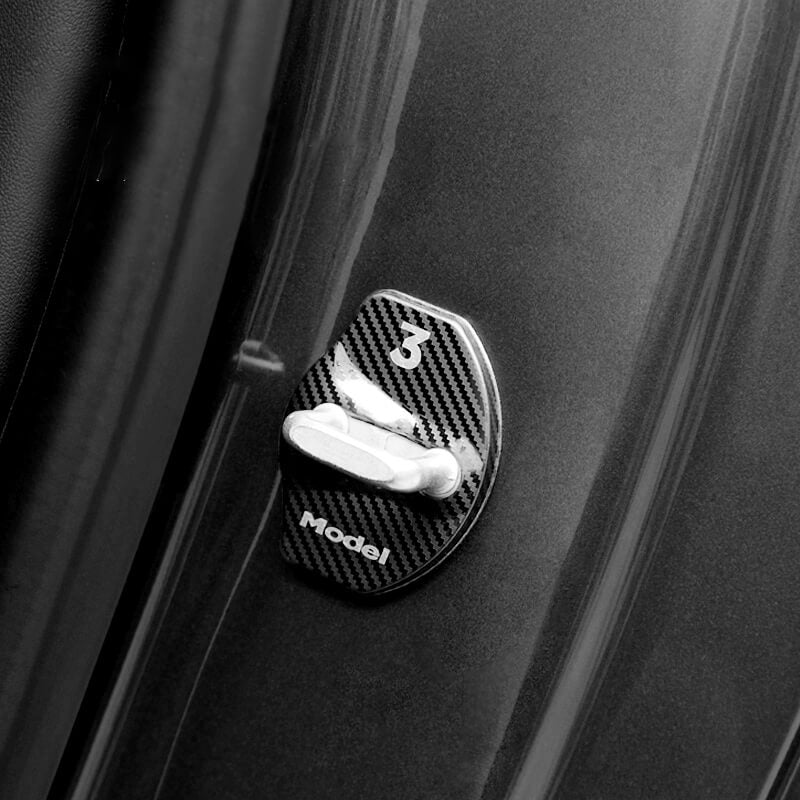 EVAAM™ Door Latch Lock Protector (4Pcs) For Tesla Model 3 Accessories - EVAAM