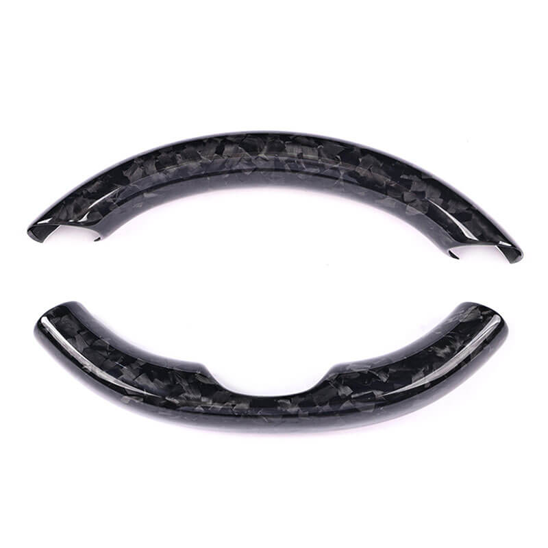 EVAAM Forged Real Carbon Fiber Steering Wheel Caps Cover for Model 3/Y 2021-2022 - EVAAM