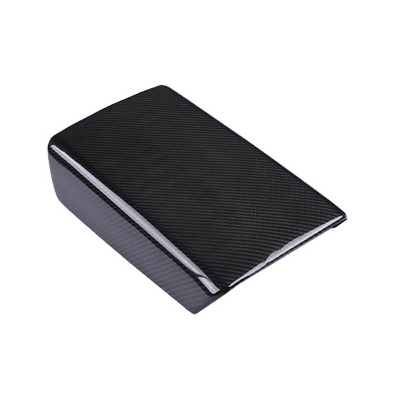 EVAAM™ Gloss Real Carbon Fiber Armrest Cover for Model 3/Y 2017-2023 - EVAAM