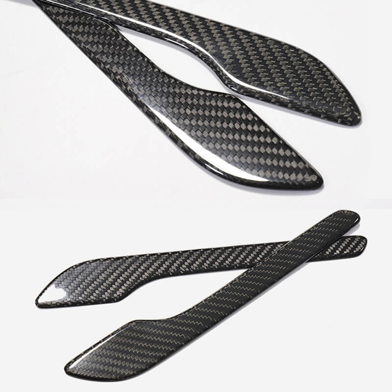 EVAAM™ Gloss Real Carbon Fiber Door Handle Cover for Model 3/Y 2021-2023 - EVAAM