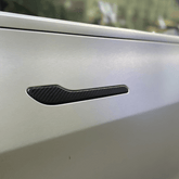 EVAAM Matte Real Carbon Fiber Door Handle Cover for Model 3/Y 2021-2022 - EVAAM