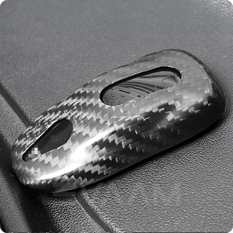 EVAAM™ Matte Real Carbon Fiber Key Fob Cover for Model 3/Y 2017-2023 - EVAAM