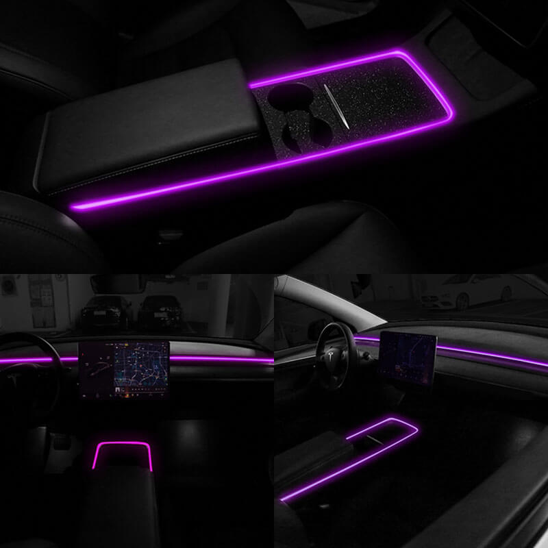 EVAAM™ Multi-color LED Ambient Light for Model 3/Y 2021-2023 Accessories - EVAAM