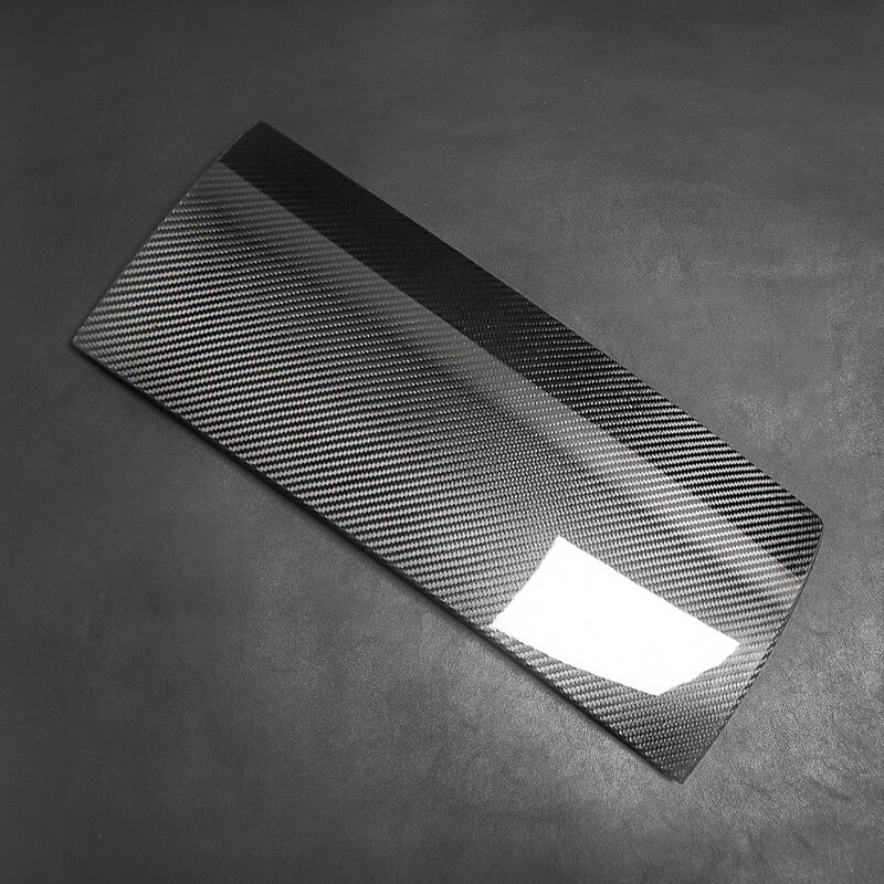 EVAAM™ Gloss Real Carbon Fiber Glove Box Cover for Model 3/Y 2017-2023 - EVAAM